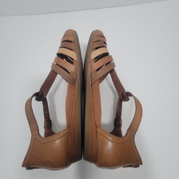 Rockport Cobb Hill Strap Womens 7M Sandals Buckle Brown Tan - Picture 3 of 10